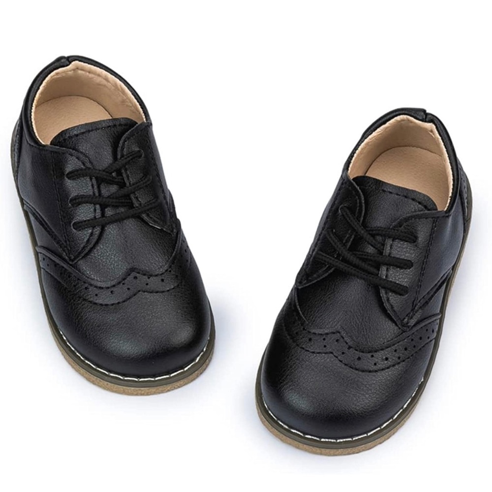 Toddler Size 5 Black Dress Shoes